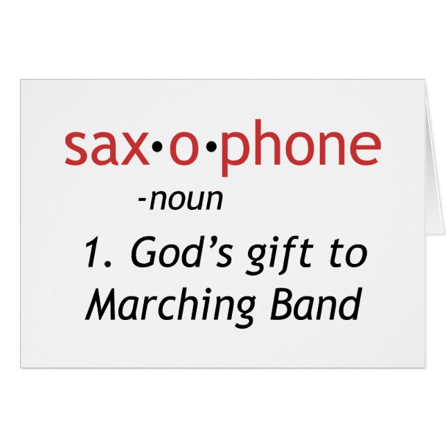 Definition of Saxophone (Front Horizontal)