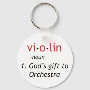 Definition of Violin Key Ring