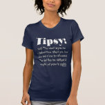 Definition Tipsy T-Shirt<br><div class="desc">Tipsy Definition: The usual signs are a flushed face, stupid grin, loud voice and a love for all mankind. They feel they are intelligent & insightful, yet prone to giggles. Fractured Tees fun t-shirts are rude, crude and just offensive enough to shock and offend, but not so raunchy you will...</div>
