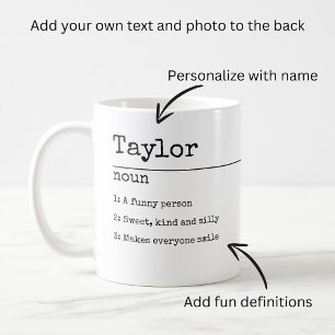 Definition Your Own Fun Personalised Coffee Mug