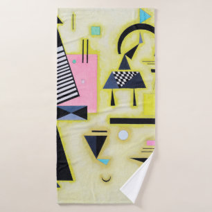 Definitive Rosy, Wassily Kandinsky Bath Towel
