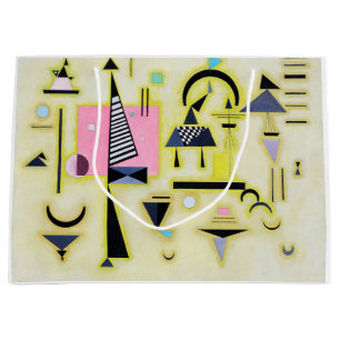 Definitive Rosy, Wassily Kandinsky Large Gift Bag