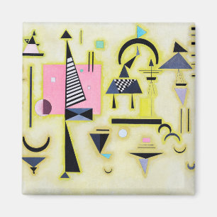 Definitive Rosy, Wassily Kandinsky Magnet