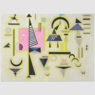 Definitive Rosy, Wassily Kandinsky Tissue Paper
