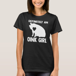 definitly a oink girl Pigs Pig Premium T-Shirt