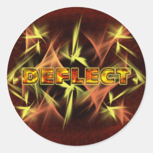 Deflect Classic Round Sticker