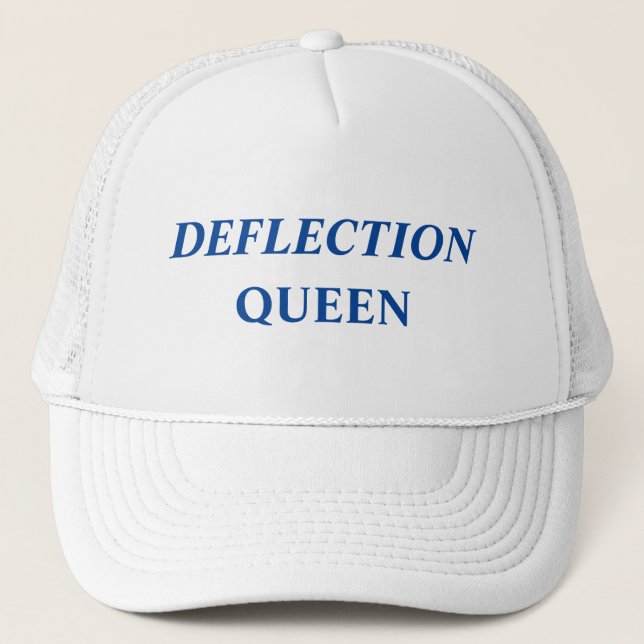 DEFLECTION QUEEN TRUCKER HAT (Front)