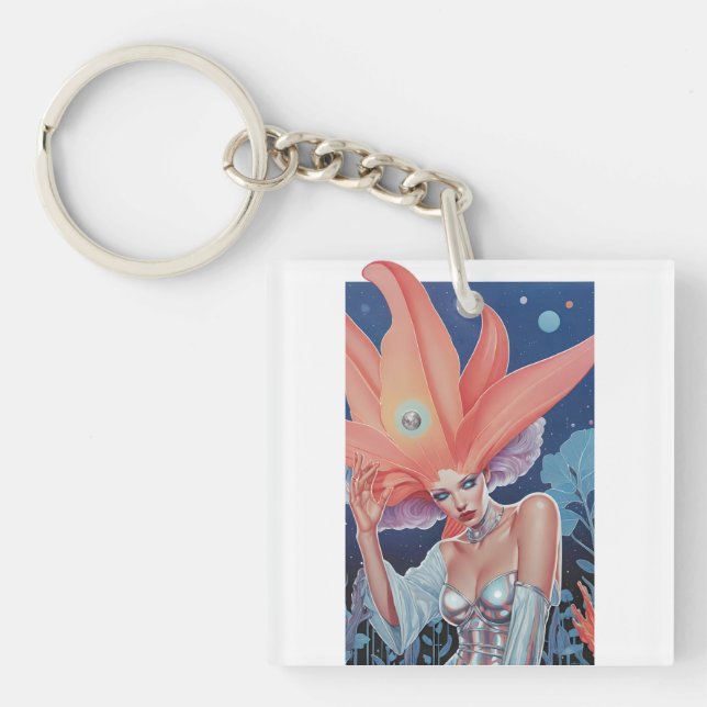Deflowered - Ken Gauge Art Key Ring (Front)