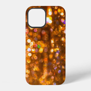 Defocused gold abstract christmas background iPhone 12 case