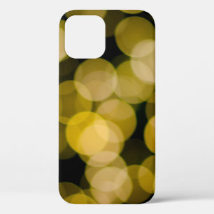 Defocused night light background. Abstract circula iPhone 12 Case