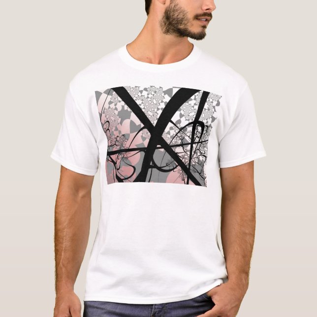 Deforestation Fractal Design T-Shirt (Front)