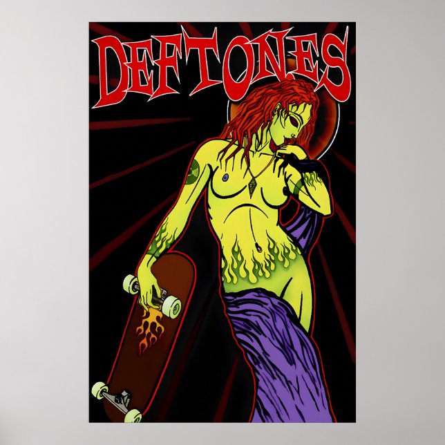 Deftones US Promo Poster, Art Print 1 (Front)