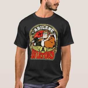 Defunct Abilene Aviators Hockey Team T-Shirt