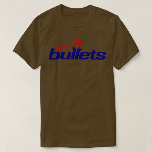 Defunct Baltimore Bullets Basketball T-Shirt (Design Front)