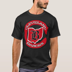 Defunct Barons NHL Hockey 1977 T-Shirt