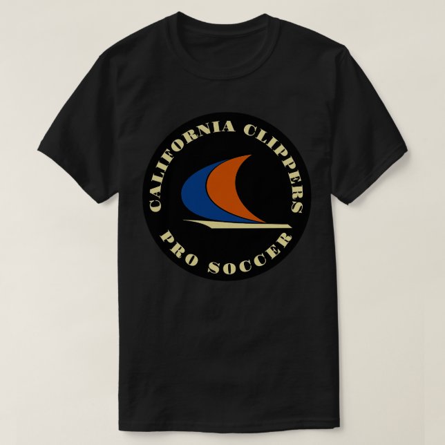 Defunct California Clippers Soccer T-Shirt (Design Front)