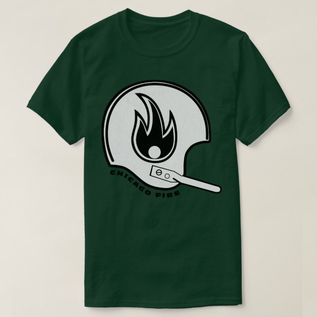 Defunct Chicago Fire AFA  1981 T-Shirt (Design Front)
