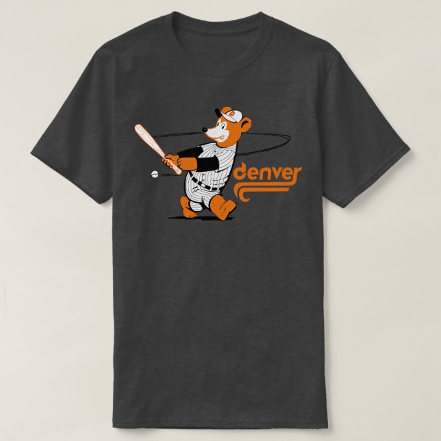 Defunct Denver Bears Minor League Baseball 1982 T-Shirt (Design Front)