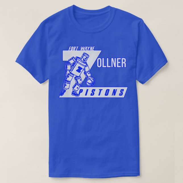 Defunct Fort Wayne Zollner Pistons Basketball Team T-Shirt (Design Front)