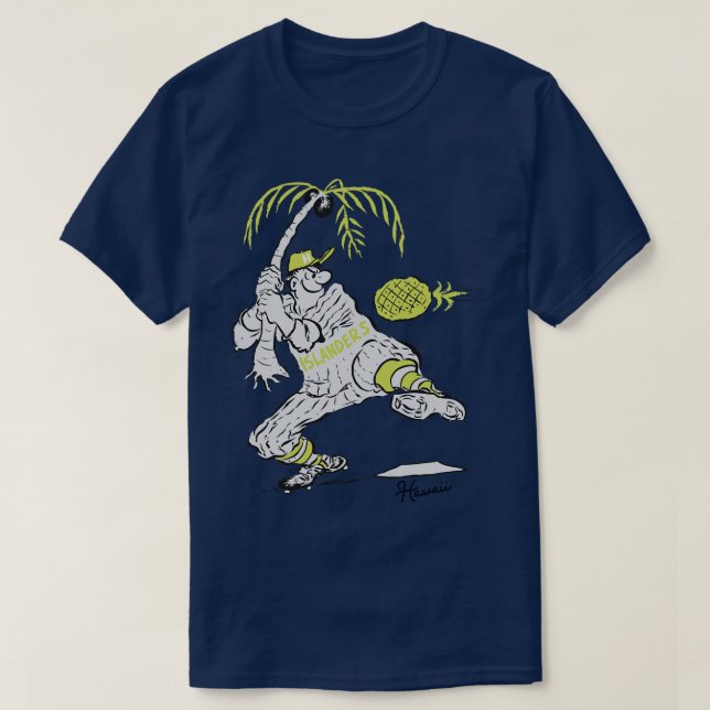 Defunct Hawaii Islanders Baseball 1961 T-Shirt (Design Front)