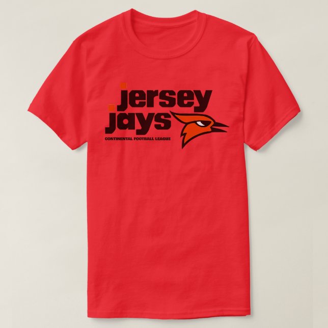 Defunct Jersey Jays CFL  1969 T-Shirt (Design Front)