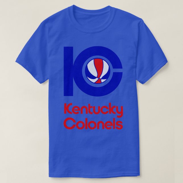 Defunct Kentucky Colonels ABA Basketball T-Shirt (Design Front)