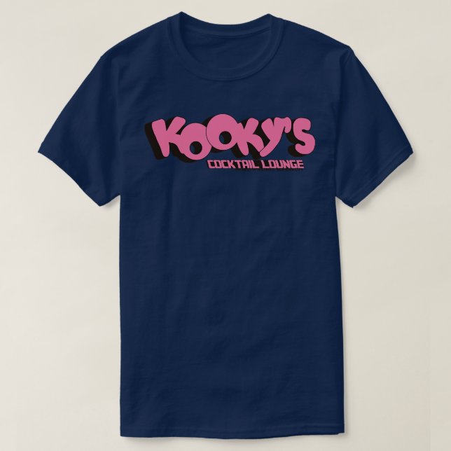 Defunct Kookys 60s 70s Lesbian Nightclub NYC T-Shirt (Design Front)