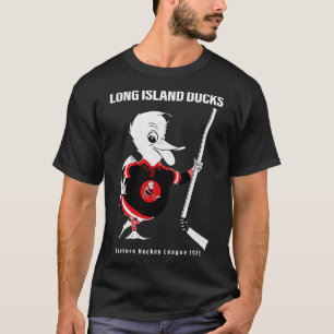 Defunct Long Island Ducks EHL Hockey 1972 T-Shirt