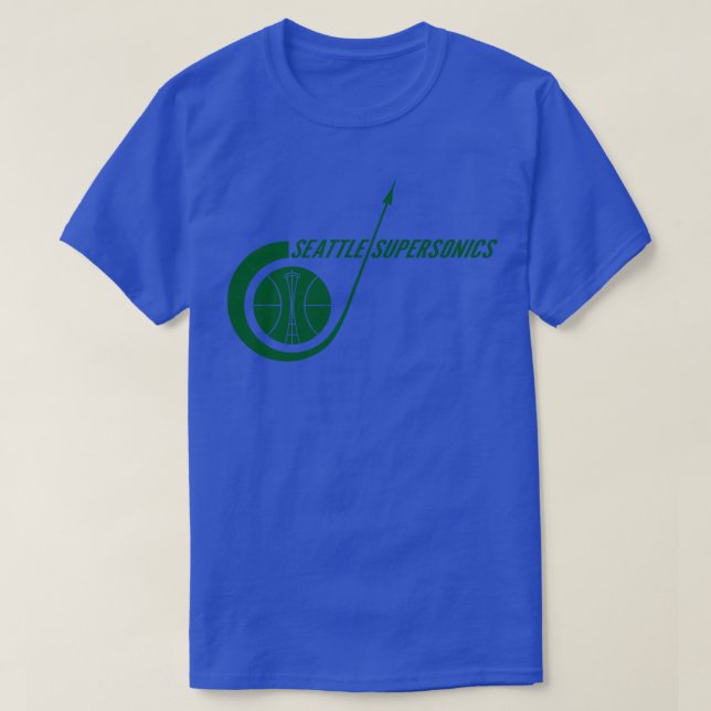 Defunct Seattle Basketball T-Shirt (Design Front)