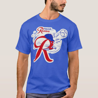 Defunct Seattle Rainiers Baseball Mascot T-Shirt