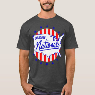 Defunct Syracuse Nationals NBL Basketball 1948 T-Shirt