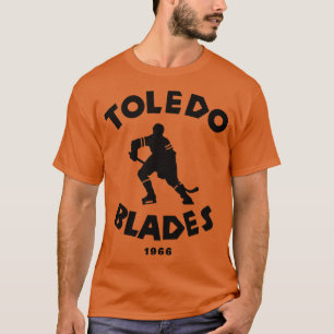 Defunct Toledo Blades IHL Hockey 1966 T-Shirt