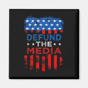 Defund Media Anti Fake News Defund The Media Tank Magnet