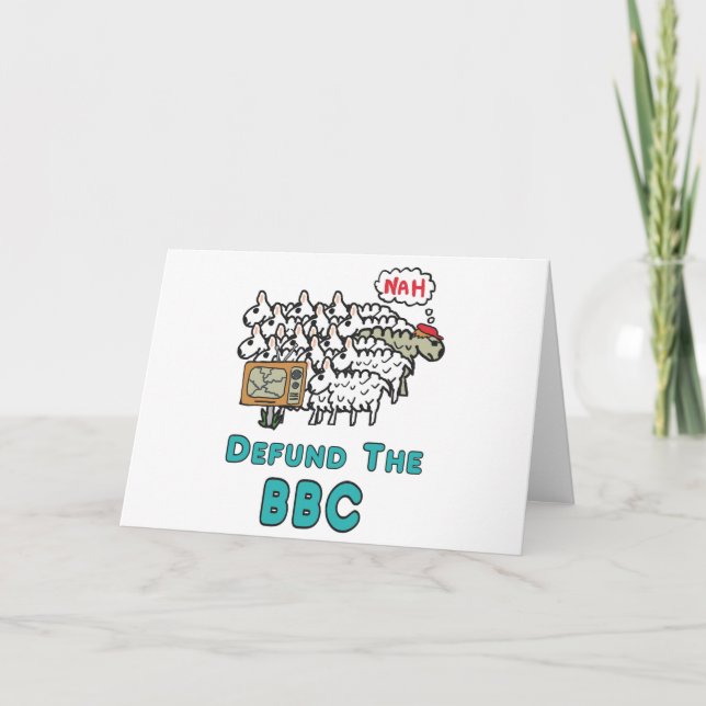 Defund The BBC Card (Front)