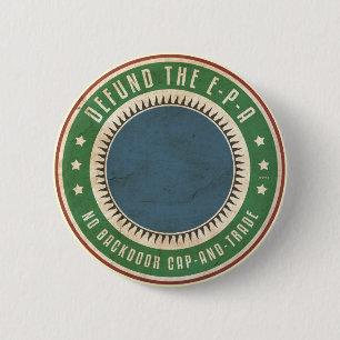 Defund The EPA 6 Cm Round Badge