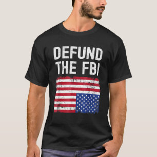 Defund The FBI American Flag Vintage T-Shirt