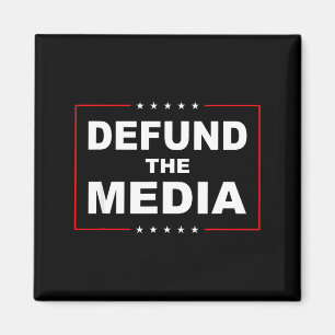 Defund The Media Stop Don't Suprt Fake News Magnet