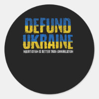 Defund Ukraine Anti-war Pro Peace Negotiation Ukra