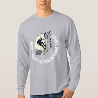 Defy gravity indoor rock climbing T-Shirt