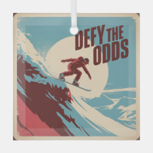 Defy The Odds Glass Tree Decoration
