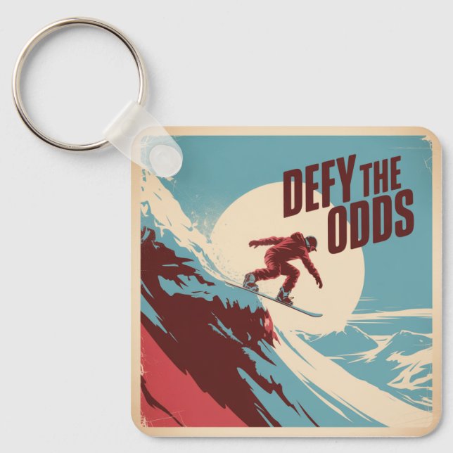 Defy The Odds Key Ring (Front)