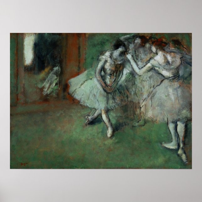 Degas - A Group Of Dancers Poster (Front)
