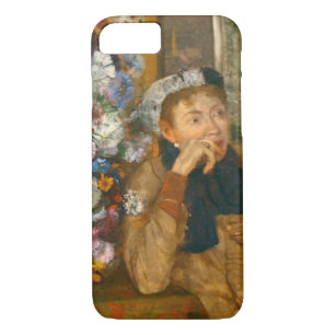 Degas A Woman Seated Beside a Vase of Flowers iPhone 8/7 Case