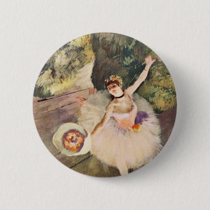 Degas Ballerina with a Bouquet of Flowers button
