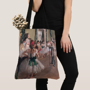 DEGAS BALLET DANCE, DEGAS BALLERINAS TOTE BAG