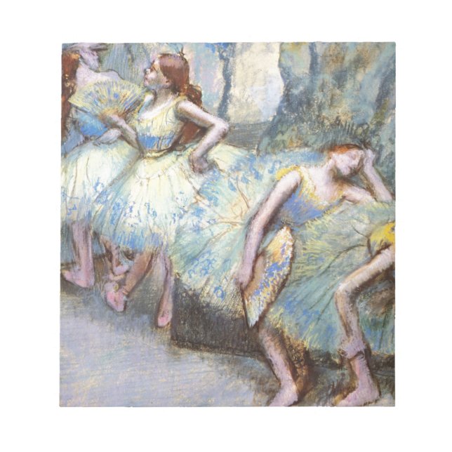 Degas Ballet Dancer Art Dancers Painting Notepad (Front)