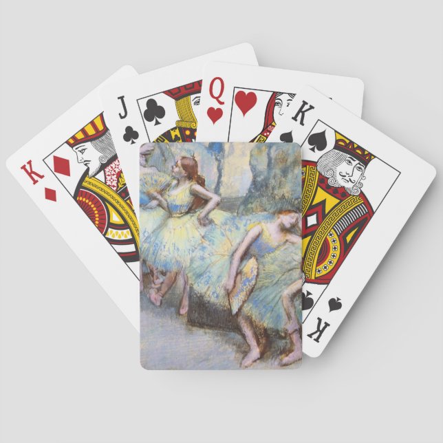 Degas Ballet Dancer Art Dancers Painting Playing Cards (Back)