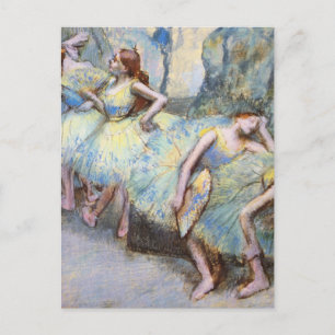 Degas Ballet Dancer Art Dancers Painting Postcard