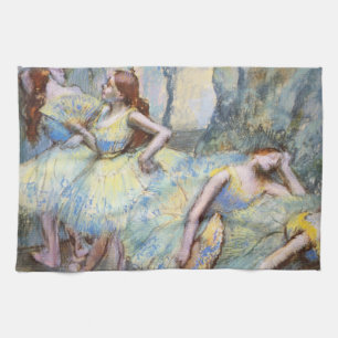 Degas Ballet Dancer Art Dancers Painting Tea Towel