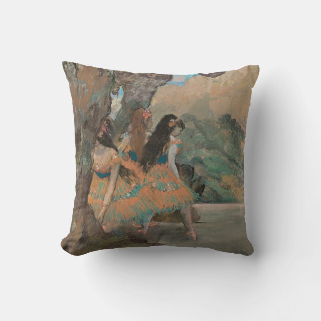 Degas - Ballet Dancers, 1877, Cushion (Front)